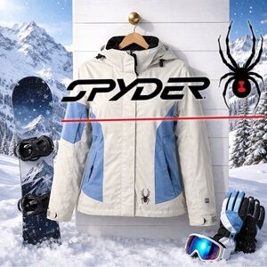 ⛷️💙 Spyder Ski Snowboard Winter Jacket Women’s/Youth Small 🕷️